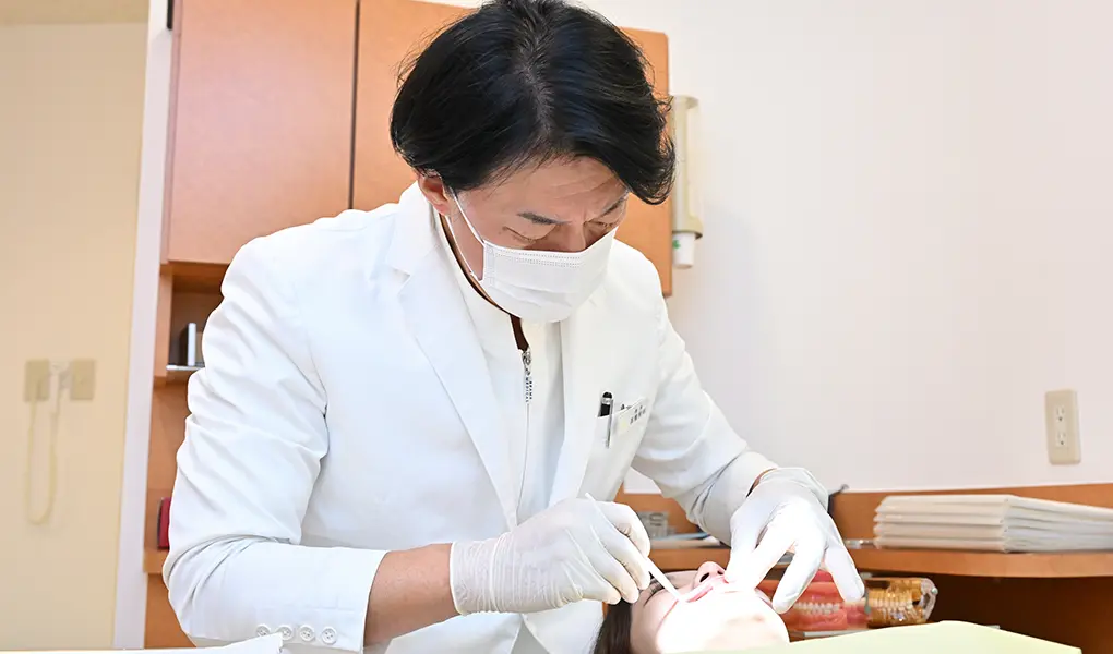 ヒアリングを重視し、治療を私自らが行なう